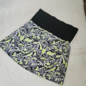 Title Nine Black and Green A-Line Skirt